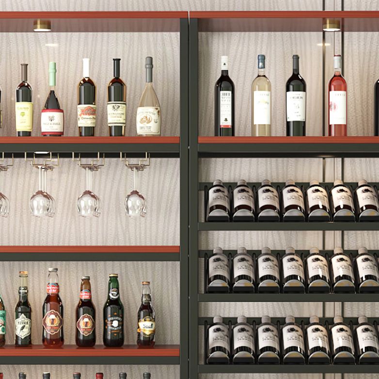 Contemporary Floor Bottle Wine Rack Single Black Metal Wine Holder Clearhalo 'furn' 'furn_wine_racks' 'Furniture' 'Kitchen & Dining Furniture' 'Wine Racks' 'wine_racks' 1200x1200_34ed7005-9852-4d7a-a6de-29f0336ee806