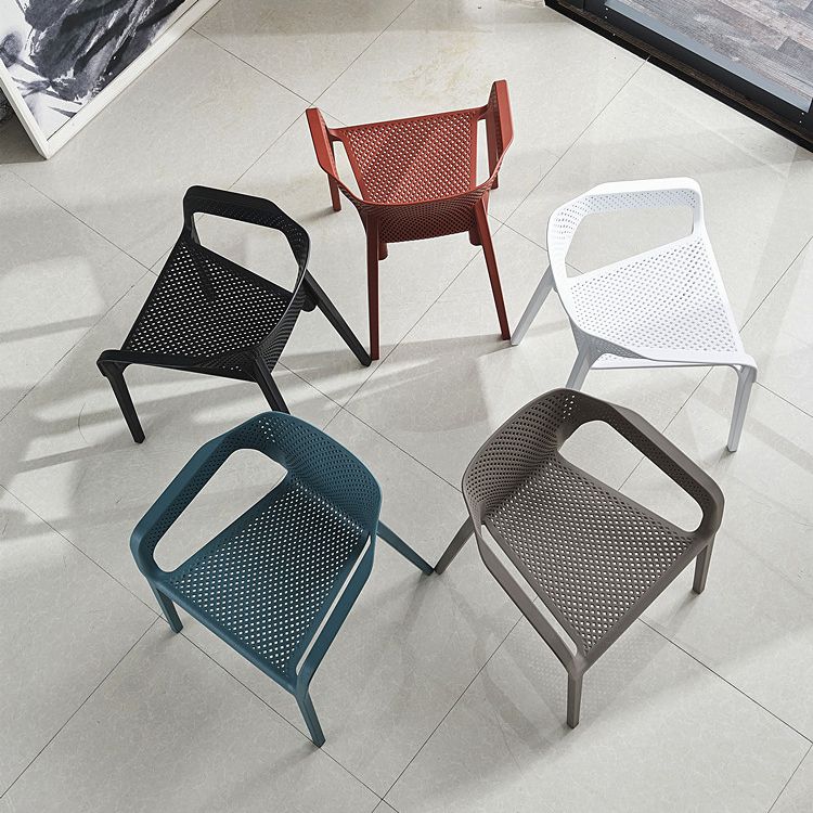 Contemporary Stackable Chair Dining Kitchen Arm Chair with Plastic Legs Clearhalo 'Dining Chairs' 'Dining Tables & Seating' 'dining_chair' 'furn' 'furn_dining_chair' 'Furniture' 'furniture_dining_chair' 'Kitchen & Dining Furniture' 1200x1200_34ee3ead-a7af-4dc3-9011-b4211fb6ef2c
