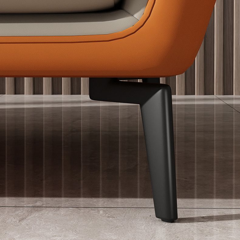 Contemporary Tight Back Tuxedo Arm Loveseat with Black Legs 68H Clearhalo 'furn' 'furn_sofas' 'Furniture' 'furniture_sofas' 'kitchen' 'kitchen_sofas' 'Living Room Furniture' 'Sofa' 'sofas' 1200x1200_34ef7e29-035d-4ee4-ab26-a2e9924727d4