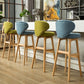 Scandinavia Style Bar-stool Low Back Wooden Legs Barstool for Restaurant Bar Clearhalo 'Bar Furniture' 'Bar Stools' 'bar_stools' 'furn' 'furn_bar_stools' 'furniture_bar_stools' 'Kitchen & Dining Furniture' 'kitchen&dining_furn' 'kitchen' 'kitchen_furn' Furniture' 1200x1200_34f2062d-08b1-4816-83a7-d7c081dc0428
