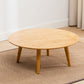 Round Wood Coffee Table Scandinavian 4 Legs Natural Cocktail Table Clearhalo 'Coffee & Accent Tables' 'Coffee Tables' 'coffee_tables' 'furn' 'furn_coffee_tables' 'Furniture' 'Living Room Furniture' 1200x1200_34f248f2-7ae0-4378-9194-e99b4b22f20d