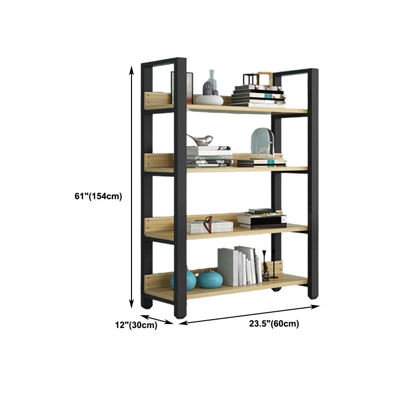 Modern Etagere Mental Bookcase Open Back Bookshelf for Balcony and Living Room Clearhalo 'Bookcases' 'furn' 'furn_bookcases' 'Furniture' 'Office Furniture' 1200x1200_34f31e07-7933-4507-a205-f16383ed7b37