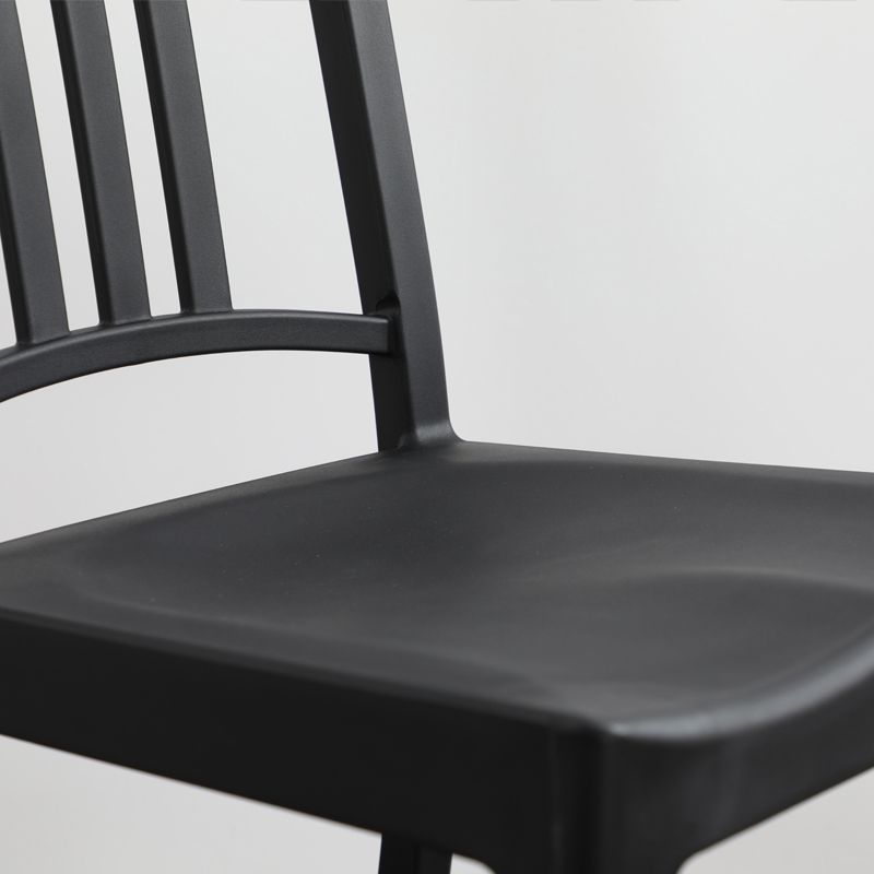 Contemporary Dining Plastic Side Armless Chair Open Back Dining Chair for Indoor Clearhalo ' kitchen&dining_furn' 'Dining Chairs' 'Dining Tables & Seating' 'dining_chair' 'Furniture' 'furniture_dining_chair' 'Kitchen & Dining Furniture' 'kitchen' 1200x1200_34f3438d-ad57-4c38-b73f-7bd1efaa193b