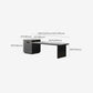 Rectangle Stone Top Dining Table Extendable Dining Table for Dining Room