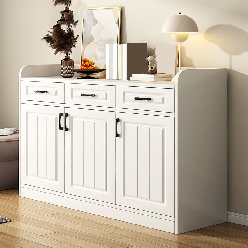 White Accent Cabinet Standard Rectangle Side Cabinet with Doors Clearhalo 'Cabinets & Chests' 'cabinets_chests' 'furn' 'furn_cabinets_chests' 'Furniture' 'Living Room Furniture' 1200x1200_34f51605-6eb4-4ee8-936c-350c7e2afbd9