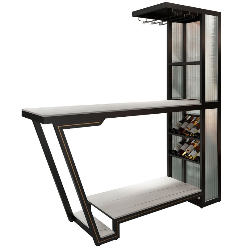 Modern Stone Bar Dining Table Rectangle Bar Table for Dining Room Clearhalo 'Bar Furniture' 'Bar Tables' 'bar_tables' 'furn' 'furn_bar_tables' 'Furniture' 'Kitchen & Dining Furniture' 1200x1200_34f642c5-1a60-4b06-9040-9c83d60c3330