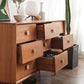 Modern Chest Pine 9 - Drawer Rectangle Straight Legs Accent Chest Clearhalo 'Cabinets & Chests' 'cabinets_chests' 'furn' 'furn_cabinets_chests' 'Furniture' 'Living Room Furniture' 1200x1200_34f95711-ace1-40cd-9eef-631be36bbf16