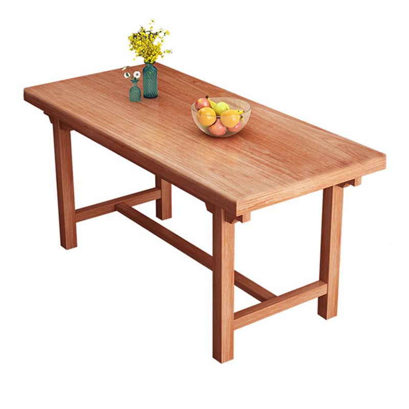 Modern Solid Wood Standard Dining Table Kitchen Rectangle Dining Table with Trestle Base Clearhalo ' dining_table' 'Dining Tables & Seating' 'Dining Tables' 'furn' 'furn_dining_table' 'Furniture' 'furniture_dining_table' 'Kitchen & Dining Furniture' 'kitchen&dining_furn' 'kitchen' 'kitchen_dining_table' 1200x1200_34fa4c4a-b5d4-4636-b4d3-7bc8e635a1c1