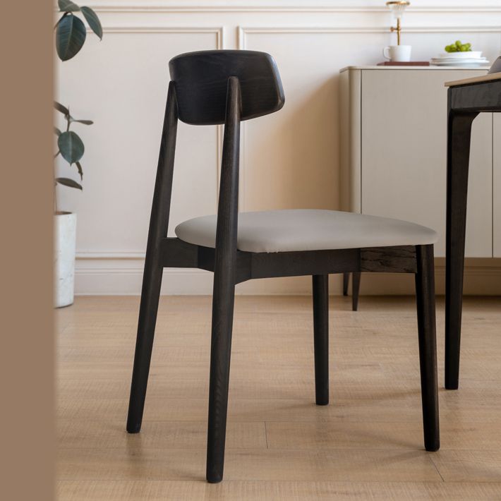 Contemporary Wood Open Back Armless Dining Chairs(Set of 1/2/4/6/8) Clearhalo 'Dining Chairs' 'Dining Tables & Seating' 'dining_chair' 'furn' 'furn_dining_chair' 'Furniture' 'Kitchen & Dining Furniture' 1200x1200_34fadf6c-fa28-414e-81be-a399c6752b67