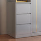 Grijze kleur garderobe armoire houten zachte close deur garderobe kast met 2-ladel