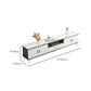 Glam – meuble TV, Console multimédia de rangement ouverte pour le salon