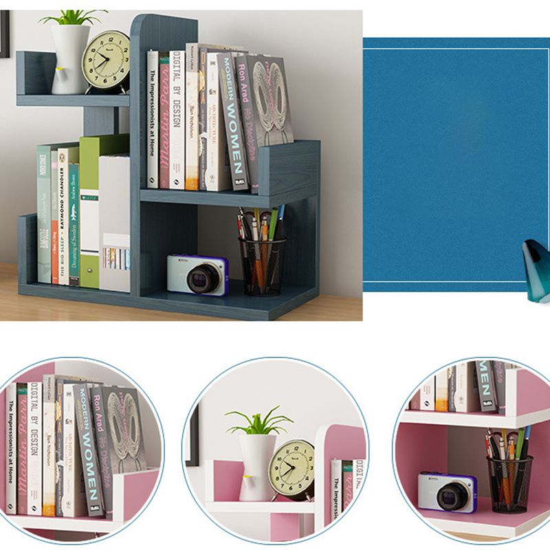 Bibliothèque d'étagère en bois contemporain contemporain standard bibliothèque ouverte