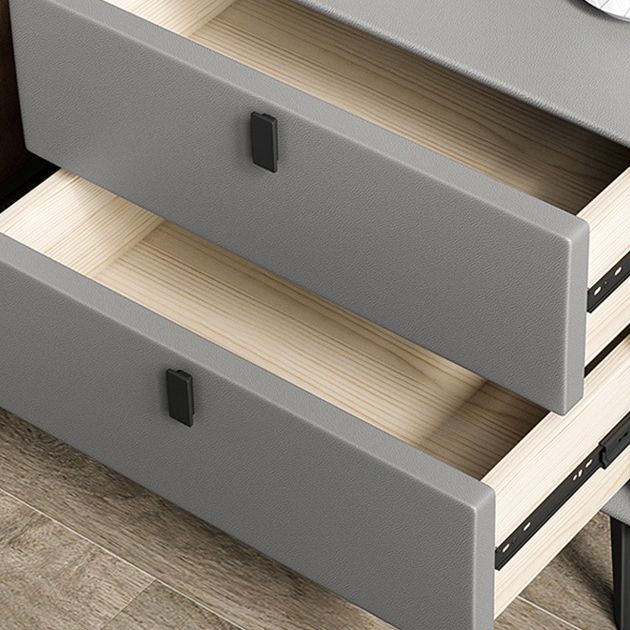 Solid Wood Bed Nightstand Contemporary Night Table with 2 Drawers Clearhalo 'Bedroom Furniture' 'furn' 'furn_night_stand' 'Furniture' 'night_stand' 'Nightstands' 1200x1200_35014834-0dd0-4ad4-8577-6563e9555dd2