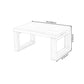 Modern Style Wooden Base Top Rectangular Coffee Table for Apartment Clearhalo 'Coffee & Accent Tables' 'Coffee Tables' 'coffee_tables' 'furn' 'furn_coffee_tables' 'Furniture' 'furniture_coffee_tables' 'Living Room Furniture' 1200x1200_350166b8-1411-447d-a596-098c3eeea3de