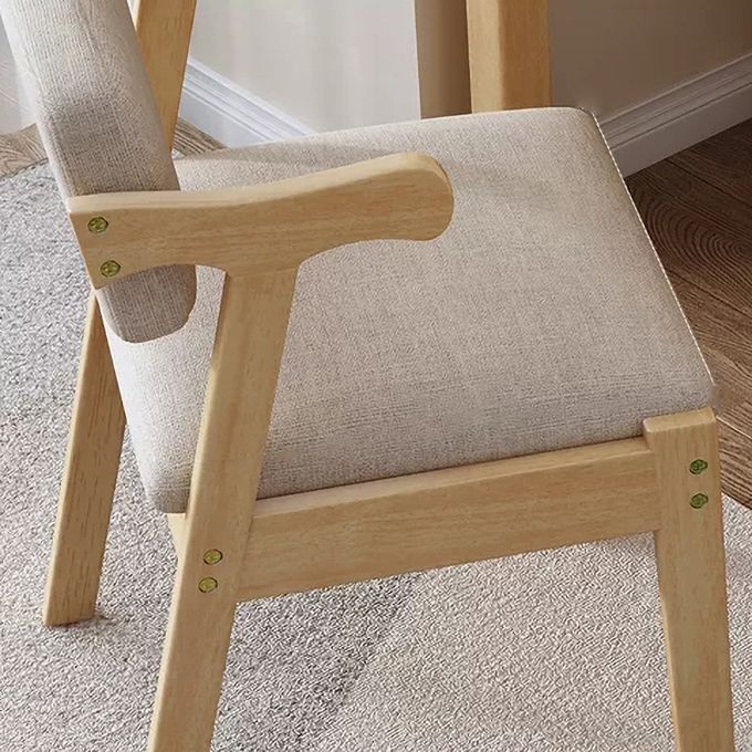 Contemporary Wood Side Chair with Arm Open Back Dining Side Chair for Home Clearhalo ' kitchen&dining_furn' 'Dining Chairs' 'Dining Tables & Seating' 'dining_chair' 'furn' 'furn_dining_chair' 'Furniture' 'furniture_dining_chair' 'Kitchen & Dining Furniture' 'kitchen' 1200x1200_35028c31-ced4-4ed0-b6ba-273870e60375