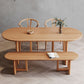 Moderne eetgelegenheid 1/2/4/5 PCS Massieve houten eettafel en stoelen