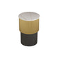 Piédestal glamour de table basse ronde en ardoise sans table basse simple pénible