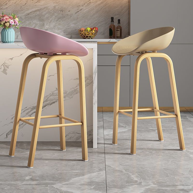 Contemporary Low Back Counter Stool Home Furniture with Footrest Clearhalo 'Bar Furniture' 'Bar Stools' 'bar_stools' 'furn' 'furn_bar_stools' 'Furniture' 'Kitchen & Dining Furniture' 1200x1200_350c17ce-6f8d-4a7d-a5b5-9a2b4a45cc01
