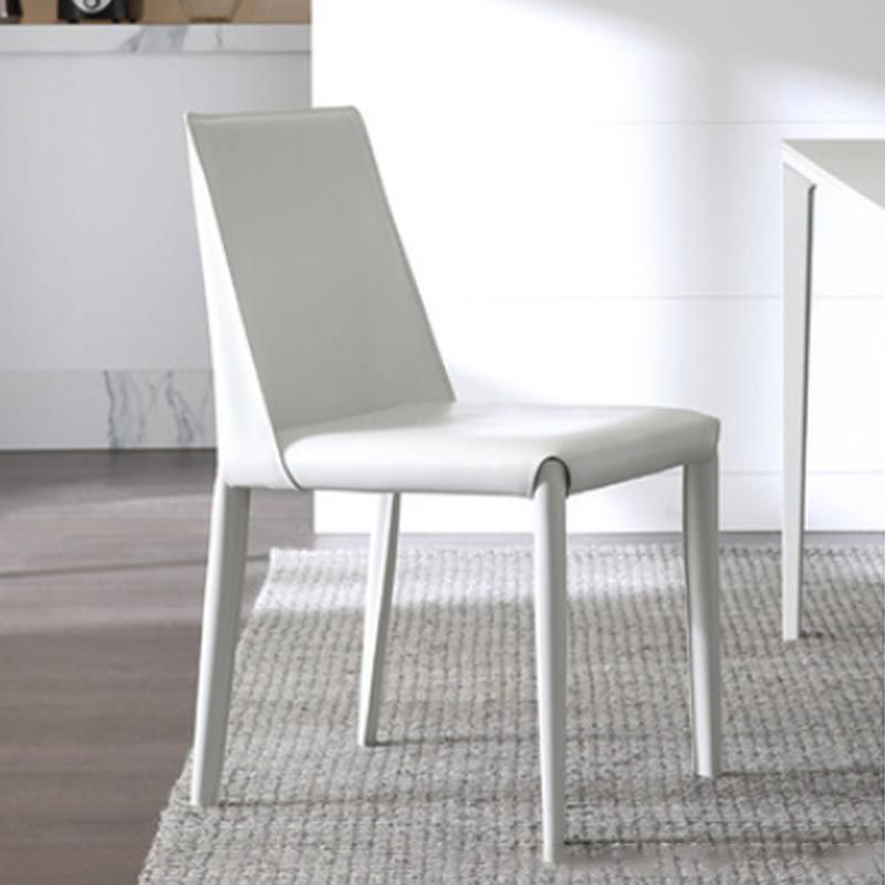 Modern Dining Chairs Armless Chairs with Metal Legs for Kitchen Clearhalo 'Dining Chairs' 'Dining Tables & Seating' 'dining_chair' 'furn' 'furn_dining_chair' 'Furniture' 'Kitchen & Dining Furniture' 1200x1200_350ead95-3038-43cd-8fad-66c709824dd9