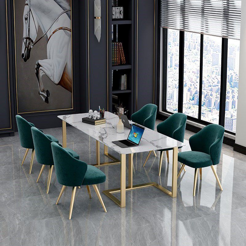 Sintered Stone Curved Meeting Table Home Office Luxury Writing Desk Clearhalo 'furn' 'furn_office_desk' 'Furniture' 'furniture_office_desk' 'Office Desks' 'Office Furniture' 'office_desk' 1200x1200_350ecbd8-b848-4aa7-9204-012809e6afb5