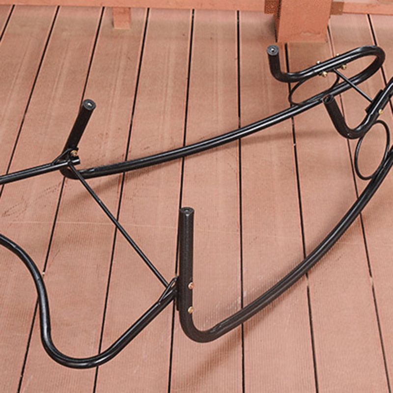 Chaise à bascule moderne Rocker résistant aux intempéries en osier en osier