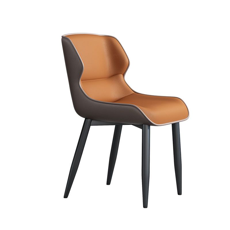 Modern Matte Finish Dining Chair Metal Dining Arm Side Chairs for Kitchen (Set of 2) Clearhalo ' kitchen&dining_furn' 'Dining Chairs' 'Dining Tables & Seating' 'dining_chair' 'furn' 'furn_dining_chair' 'Furniture' 'furniture_dining_chair' 'Kitchen & Dining Furniture' 'kitchen' 1200x1200_35128674-71bf-46d6-a6d4-cd29124e0310