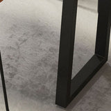 モダンバーの高さテーブルリビングルーム用のソリッドウッドトップビストロバーテーブル