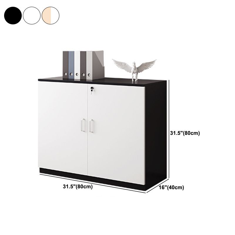 Mobile moderno in legno scaffali di stoccaggio regolabile laterale e cassetti di bloccaggio