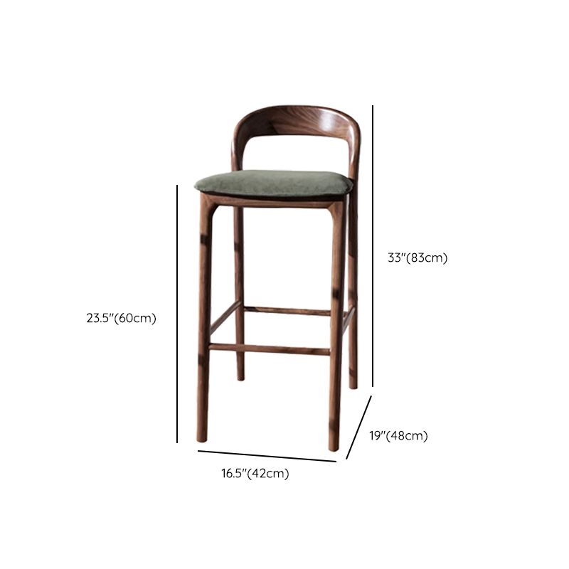 Brown Ash Wood Counter Stools Industrial Green Velvet Stools Clearhalo 'Bar Furniture' 'Bar Stools' 'bar_stools' 'furn' 'furn_bar_stools' 'Furniture' 'Kitchen & Dining Furniture' 1200x1200_351435c9-b59c-4995-9f6d-bd4c236bc2a9
