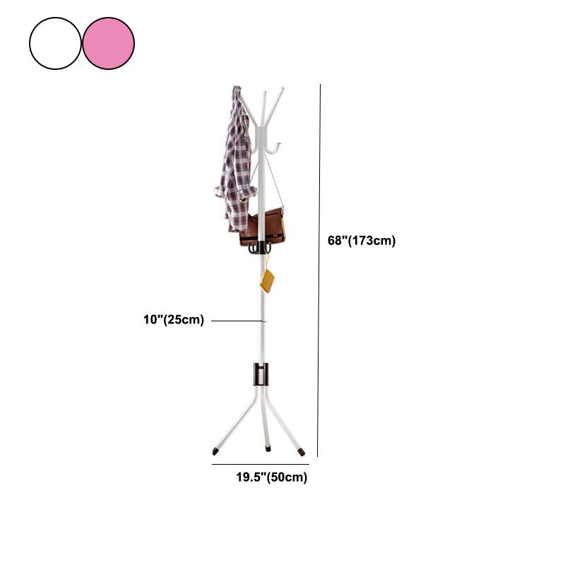 Zeitgenössischer Katastack Freistandard Haken Haken Metall Stativhalle Ständer