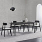 Black Modern Stone Top Dining Table Set 1/4/5/7 Pieces Dining Set with Wooden Chairs Clearhalo 'Dining Room Sets' 'Dining Tables & Seating' 'dining_room_set' 'furn' 'furn_dining_room_set' 'Furniture' 'Kitchen & Dining Furniture' 1200x1200_351733a3-75c5-45c0-b89e-ec039dba61e6
