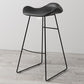 Industrial Style Bar-stool PU Leather Counter Bar Stool with Metal Legs for Home Clearhalo 'Bar Furniture' 'Bar Stools' 'bar_stools' 'furn' 'furn_bar_stools' 'Furniture' 'furniture_bar_stools' 'Kitchen & Dining Furniture' 1200x1200_351785c4-9abc-4cb7-94db-6af71d3974b8