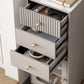Glam Combo – commode de rangement verticale en pierre, commode pour chambre à coucher