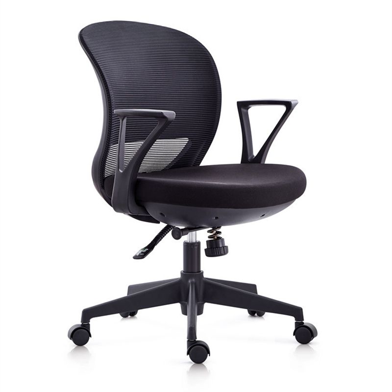 Contemporary Mid-Back Office Chair Adjustable Ergonomic Desk Chair Clearhalo 'furn' 'furn_office_chair' 'Furniture' 'Office Chairs' 'Office Furniture' 'office_chair' 1200x1200_351b6742-a941-4791-9744-deccabfc03d5