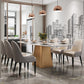 Traditional Luxury Style Sintered Stone Dining Table Rectangle Table with Pedestal Base Clearhalo ' dining_table' 'Dining Tables & Seating' 'Dining Tables' 'furn' 'furn_dining_table' 'Furniture' 'furniture_dining_table' 'Kitchen & Dining Furniture' 'kitchen&dining_furn' 'kitchen' 'kitchen_dining_table' 1200x1200_351b7268-eb2c-44db-935d-7a22cdc13855