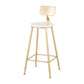Rectangular Bar Table Set Glam 1/2/3/5 Pieces Bar Table and Stools for Dining Room Clearhalo 'Bar Furniture' 'furn' 'furn_home_bar_bar_sets' 'Furniture' 'Home Bars & Bar Sets' 'home_bar_bar_sets' 'Kitchen & Dining Furniture' 1200x1200_351b7b69-8222-4095-bbdc-d6402b59e356