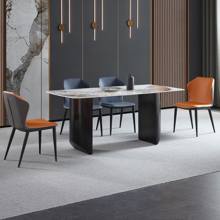 Contemporary 1/3/4/5/7 Pieces Dining Set Rectangle Dining Room Table Set Clearhalo 'Dining Room Sets' 'Dining Tables & Seating' 'dining_room_set' 'furn' 'furn_dining_room_set' 'Furniture' 'furniture_dining_room_set' 'Kitchen & Dining Furniture' 'kitchen&dining_furn' 'kitchen' 1200x1200_351baf93-ebc5-40f9-a4d2-36731f7e1645