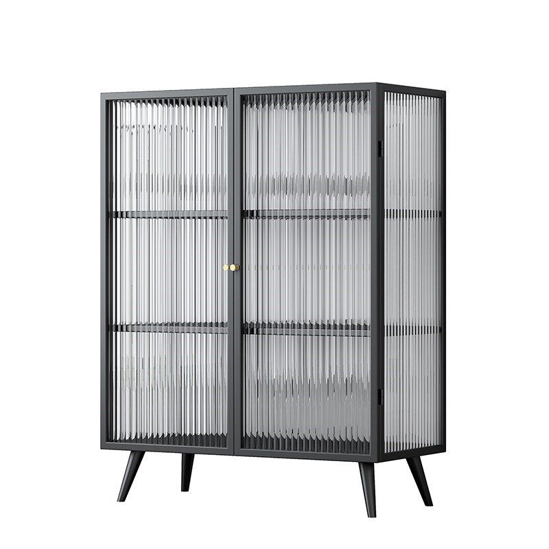 Bouchon de cuisine avec armoires Matte Finish Metal Modern Dining Server