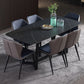Industrial Rectangle Furniture Trestle Base Dining Site Table for Dining Room Clearhalo 'Dining Tables & Seating' 'Dining Tables' 'dining_table' 'furn' 'furn_dining_table' 'Furniture' 'furniture_dining_table' 'Kitchen & Dining Furniture' 'kitchen' 'kitchen_dining_table' 1200x1200_351dca5b-f349-4e39-b966-f0ae9fa97304