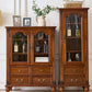 Traditional Display Stand Rubberwood Hutch Cabinet for Living Room Clearhalo 'Display & China Cabinets' 'display_china_cabinets' 'furn' 'furn_display_china_cabinets' 'Furniture' 'Kitchen & Dining Furniture' 1200x1200_351e08b8-1f4d-4247-83f0-f2633aa2cc68