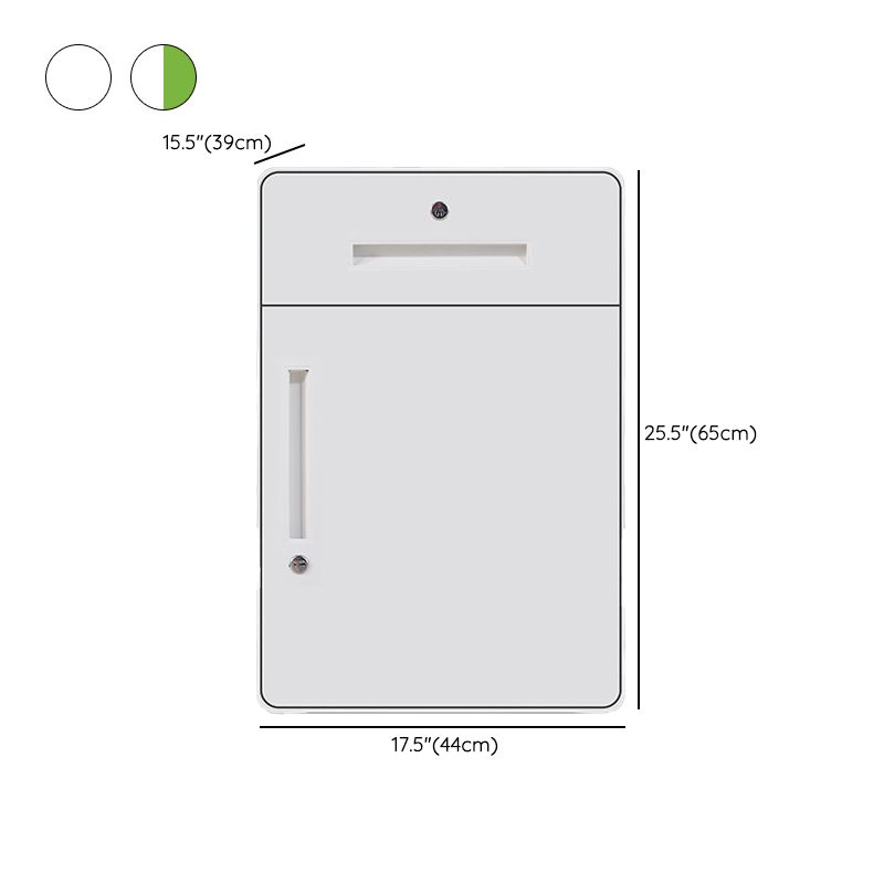 Acero de gabinete tradicional con cajones de bloqueo de cajones para la oficina