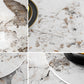 Round Sintered Stone Dining Table Stone Table in White with Pedestal Clearhalo 'Dining Tables & Seating' 'Dining Tables' 'dining_table' 'furn' 'furn_dining_table' 'Furniture' 'Kitchen & Dining Furniture' 1200x1200_3523048a-b9d3-44be-b1d9-04a5c7336a18