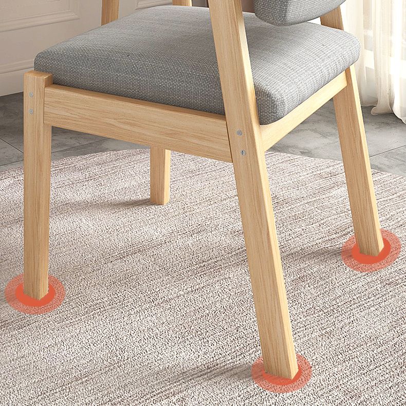 Modern Indoor-Outdoor Wood Chair Home Cushioned Open Back Dining Side Chair Clearhalo ' kitchen&dining_furn' 'Dining Chairs' 'Dining Tables & Seating' 'dining_chair' 'furn' 'furn_dining_chair' 'Furniture' 'furniture_dining_chair' 'Kitchen & Dining Furniture' 'kitchen' 1200x1200_35234e5e-3ebe-4ec4-af30-f44f8690f136