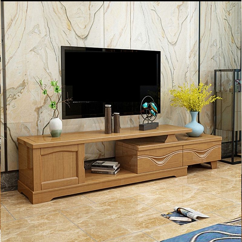 Wooden TV Stand Console Traditional Style Home TV Cabinet with Drawers Clearhalo 'furn' 'furn_tv_stands_entertainment_centers' 'Furniture' 'Living Room Furniture' 'TV Stands & Entertainment Centers' 'TV Stands & Media Storage Furniture' 'tv_stands_entertainment_centers' 1200x1200_3525c18f-db24-424e-928f-bb19f5827a9e