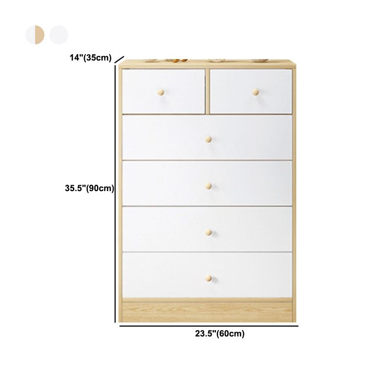 Contemporary Wooden Rectangle Accent Chest with Drawers Chest Clearhalo 'Cabinets & Chests' 'cabinets_chests' 'furn' 'furn_cabinets_chests' 'Furniture' 'Living Room Furniture' 1200x1200_35283b0a-1f77-4761-be5f-bb8cdf5d889c