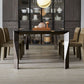 Modern Style Sintered Stone Dining Table Black Rectangle Kitchen Table with 4 Legs Clearhalo ' dining_table' 'Dining Tables & Seating' 'Dining Tables' 'furn' 'furn_dining_table' 'Furniture' 'furniture_dining_table' 'Kitchen & Dining Furniture' 'kitchen&dining_furn' 'kitchen' 'kitchen_dining_table' 1200x1200_3528a21a-b9d9-4f48-ab06-10e053fbb0ae
