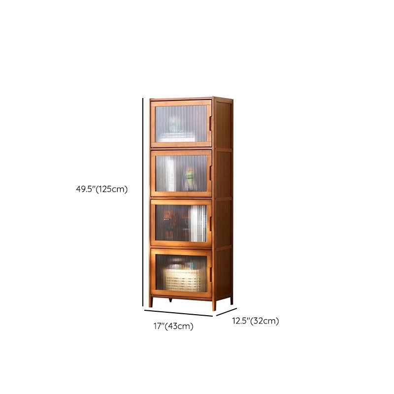 Water Resistant Storage Cabinet Glass Paned Standard Cabinet Clearhalo 'Cabinets & Chests' 'cabinets_chests' 'furn' 'furn_cabinets_chests' 'Furniture' 'Living Room Furniture' 1200x1200_3529075a-afb0-4836-868e-6db9eae05b63