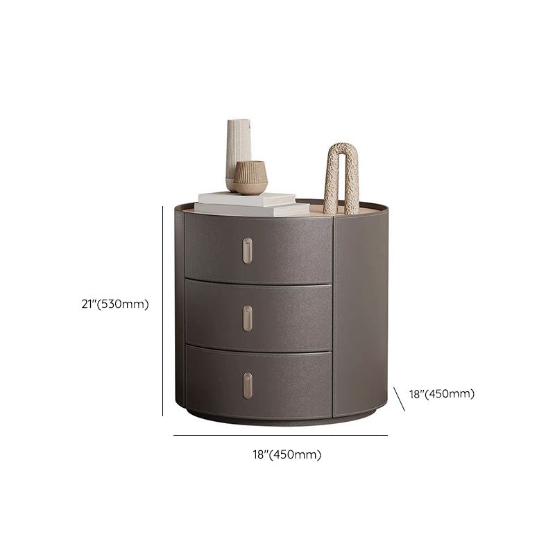 3 cassetti comodini per tavola contemporanea comodino in pelle finta comodino