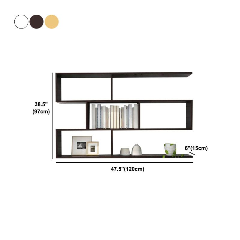 Modern and Contemporary Shelf Bookcase Wall Mounted Wooden Book Shelf for Office Clearhalo 'Bookcases' 'furn' 'furn_bookcases' 'Furniture' 'Office Furniture' 1200x1200_352a4eb9-0227-46d7-a633-f38726f53cc7