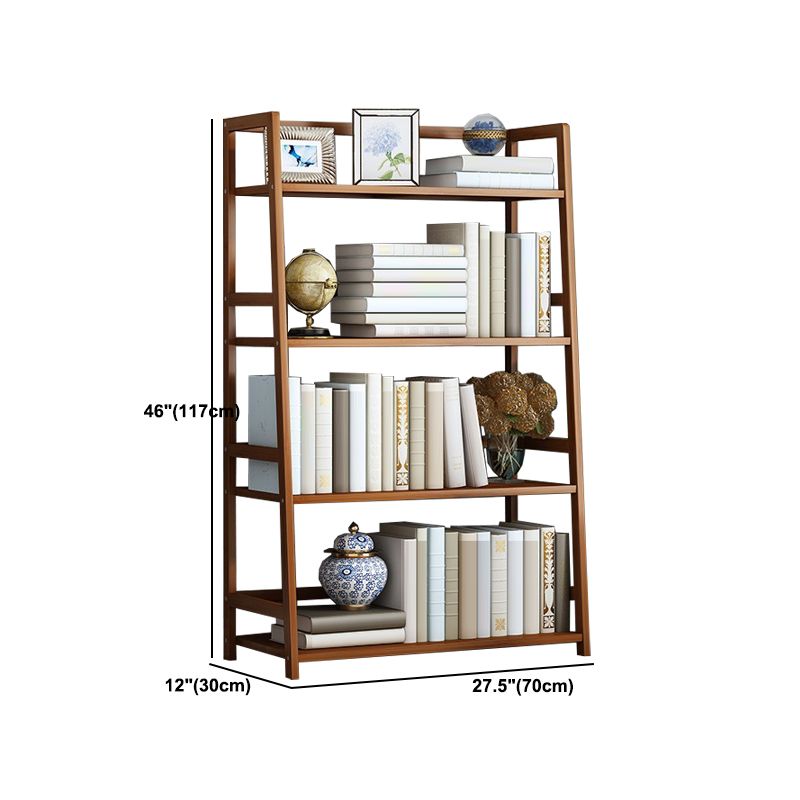 Contemporary Brown Bamboo Shelf Bookcase Open Bookcase for Study Room Clearhalo 'Bookcases' 'furn' 'furn_bookcases' 'Furniture' 'Office Furniture' 1200x1200_352a9dba-a9e8-441c-b571-35617e3caafe